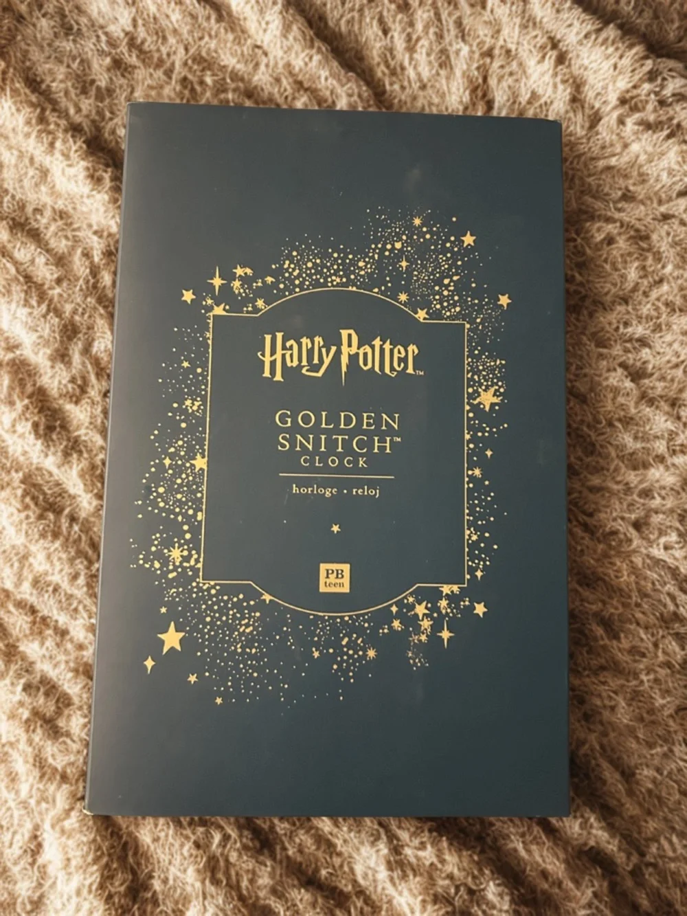 Harry Potter Golden Snitch Clock • PBteen • Discontinued • With Original Box